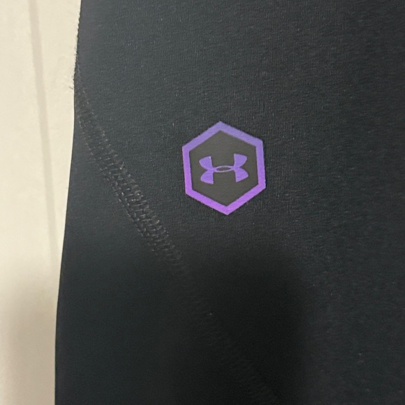 Under Armour Black Leggings with Mesh on Legs - Picture 3 of 5
